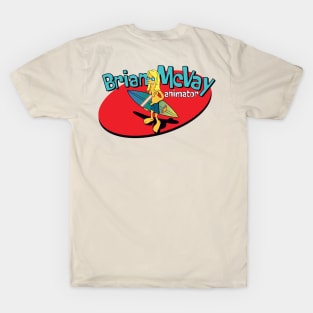 Back Logo - Brian McVay animator T-Shirt